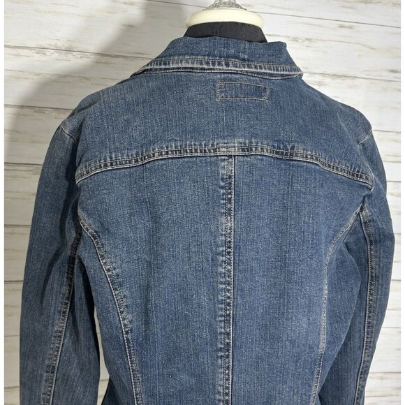 Levis Strauss Jean Jacket XL Womens Denim 3 Button Blazer Chore Coat Barn vtg. - Picture 9 of 15